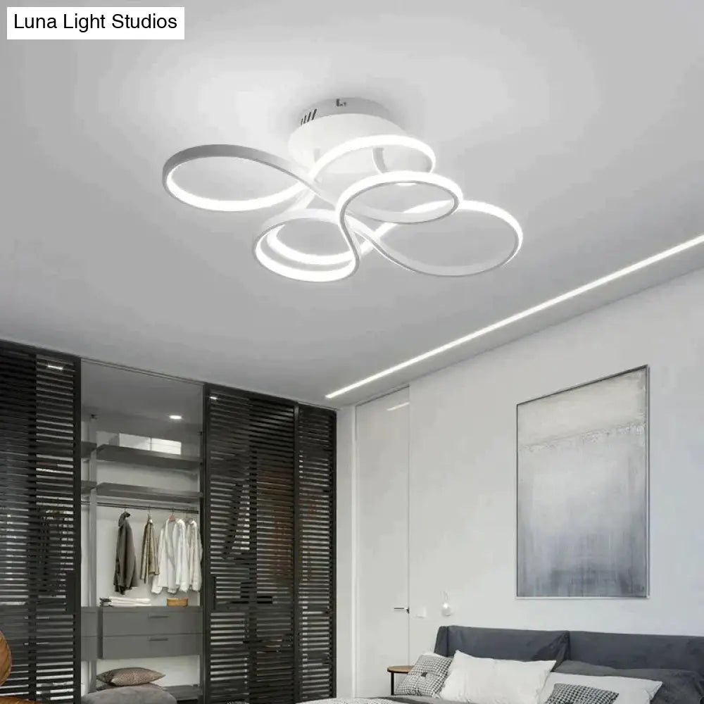 Modern Ceiling Lights White/Gold/Coffee Color Led Lamp For Living Room Bed Study Surface Mounted