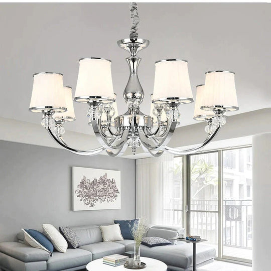 Modern Chrome Chandelier Lights For Living Room