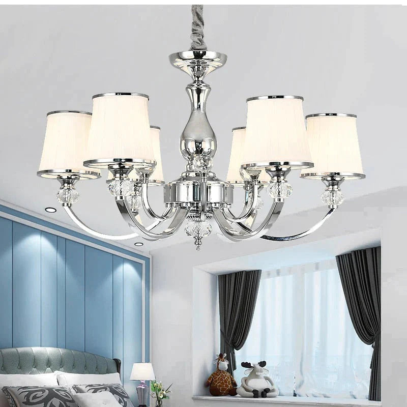 Modern Chrome Chandelier Lights For Living Room