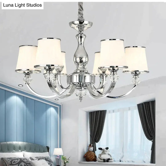 Modern Chrome Chandelier Lights For Living Room Ceiling Light