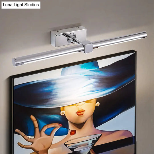 Modern Chrome Led Vanity Light Fixture For Wall Mount - Perfect Bathrooms