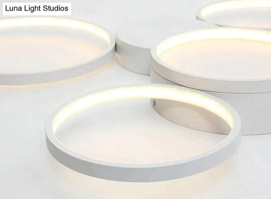 Modern Circular Led Ceiling Lights Bedroom Dining Room Lamps Kitchen Plafondlamp Surface Mount