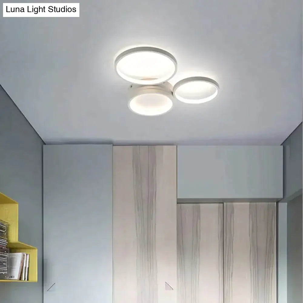 Modern Circular Led Ceiling Lights Bedroom Dining Room Lamps Kitchen Plafondlamp Surface Mount