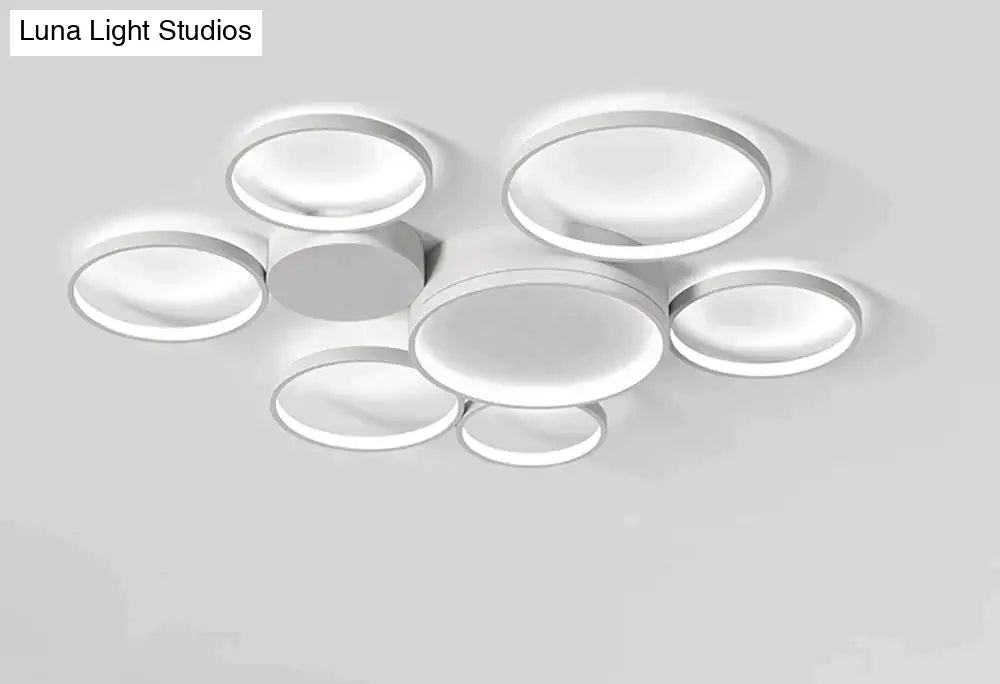 Modern Circular Led Ceiling Lights Bedroom Dining Room Lamps Kitchen Plafondlamp Surface Mount