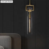 Modern Clear Glass Hanging Light - Sleek Suspension Lamp For Dining Room
