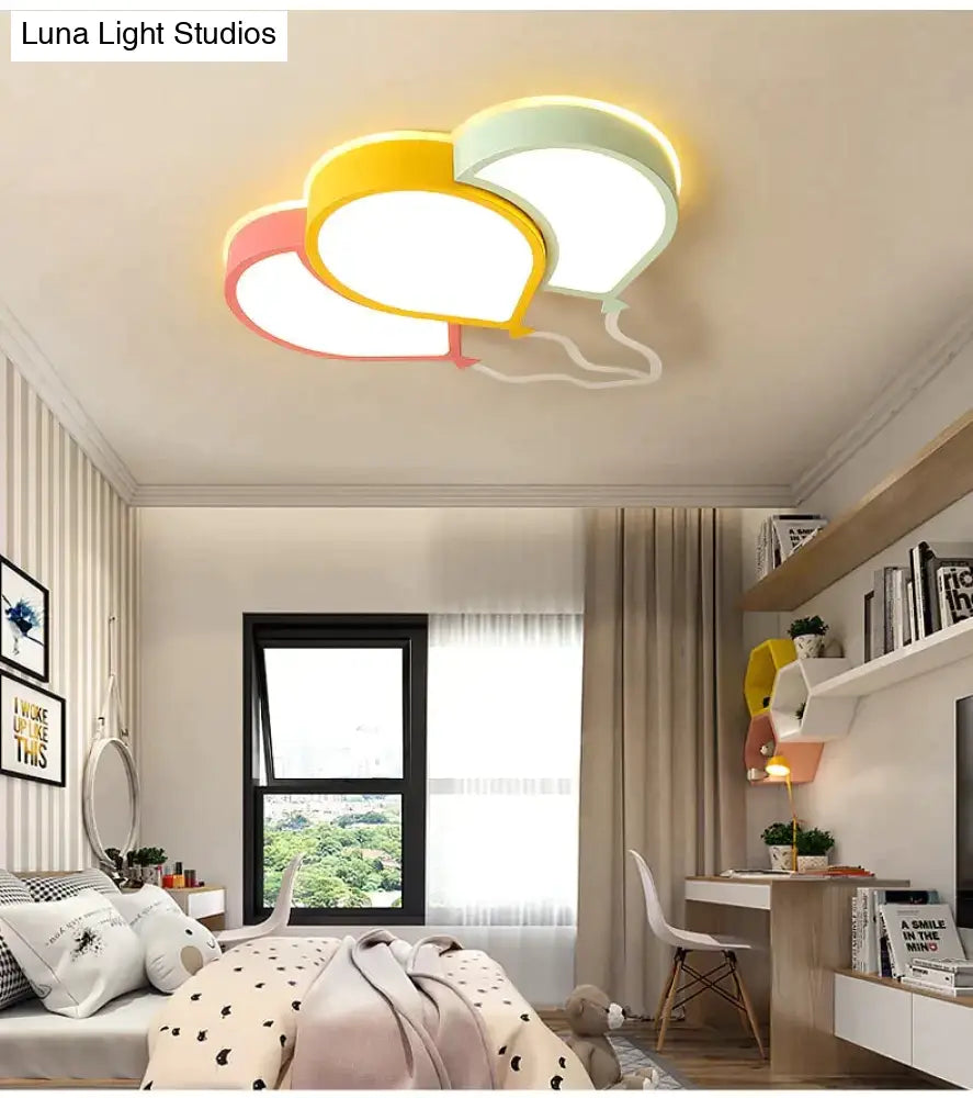 Modern Color Led Creative Nordic Balloon Ceiling Lamp