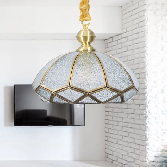 Modern Cream/Textured White Glass Hat Pendant Light - Stylish 1 Bulb Suspended Fixture For Living