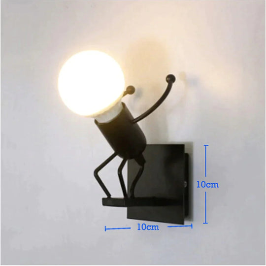 Modern Creative Minimalism Metal Robot Ants Lamps For Kids Baby Living Room P1 / 220V Warm White