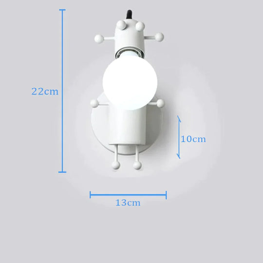 Modern Creative Minimalism Metal Robot Ants Lamps For Kids Baby Living Room P10 / 220V Warm White