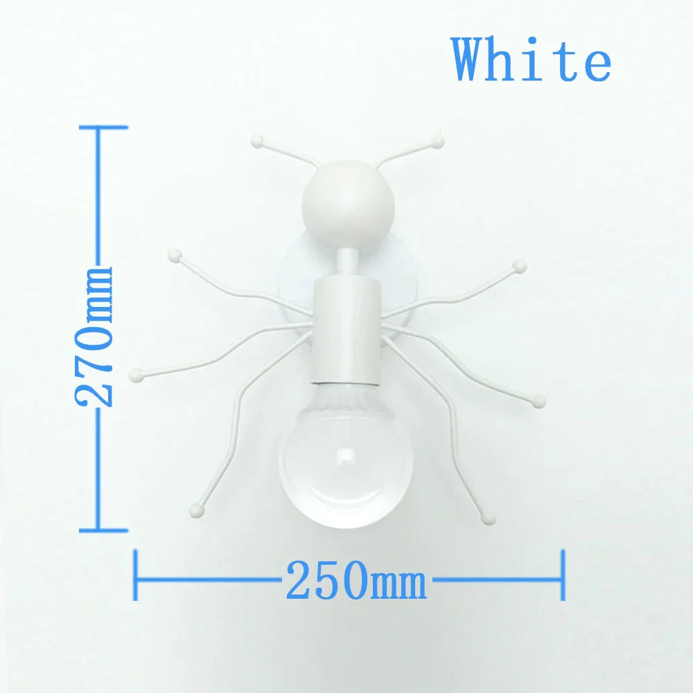 Modern Creative Minimalism Metal Robot Ants Lamps For Kids Baby Living Room P14 / 220V Warm White