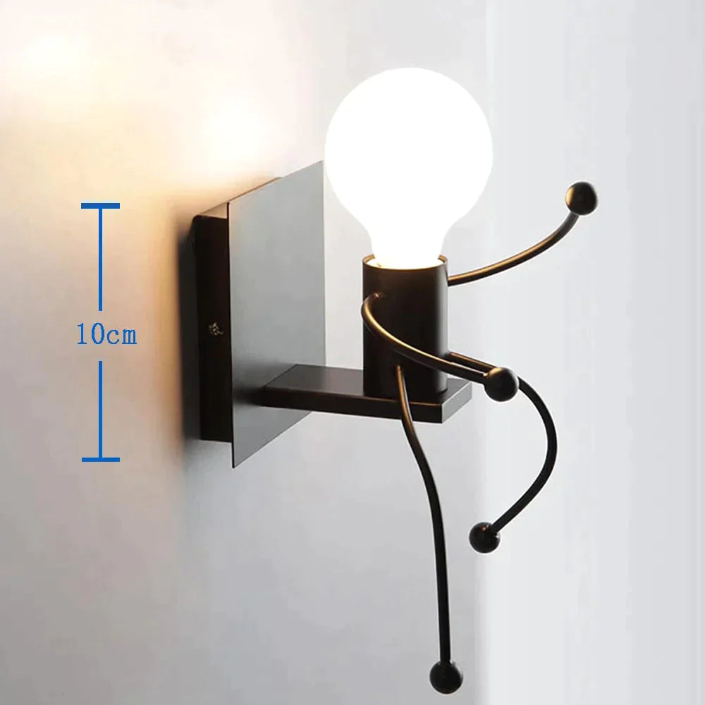 Modern Creative Minimalism Metal Robot Ants Lamps For Kids Baby Living Room P2 / 220V Warm White