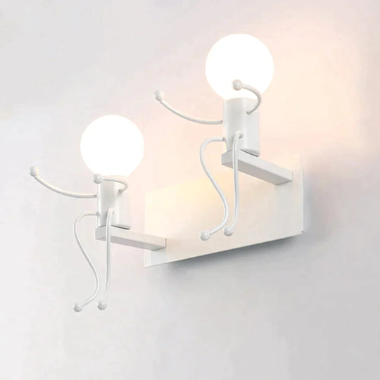 Modern Creative Minimalism Metal Robot Ants Lamps For Kids Baby Living Room P5 / 220V Warm White