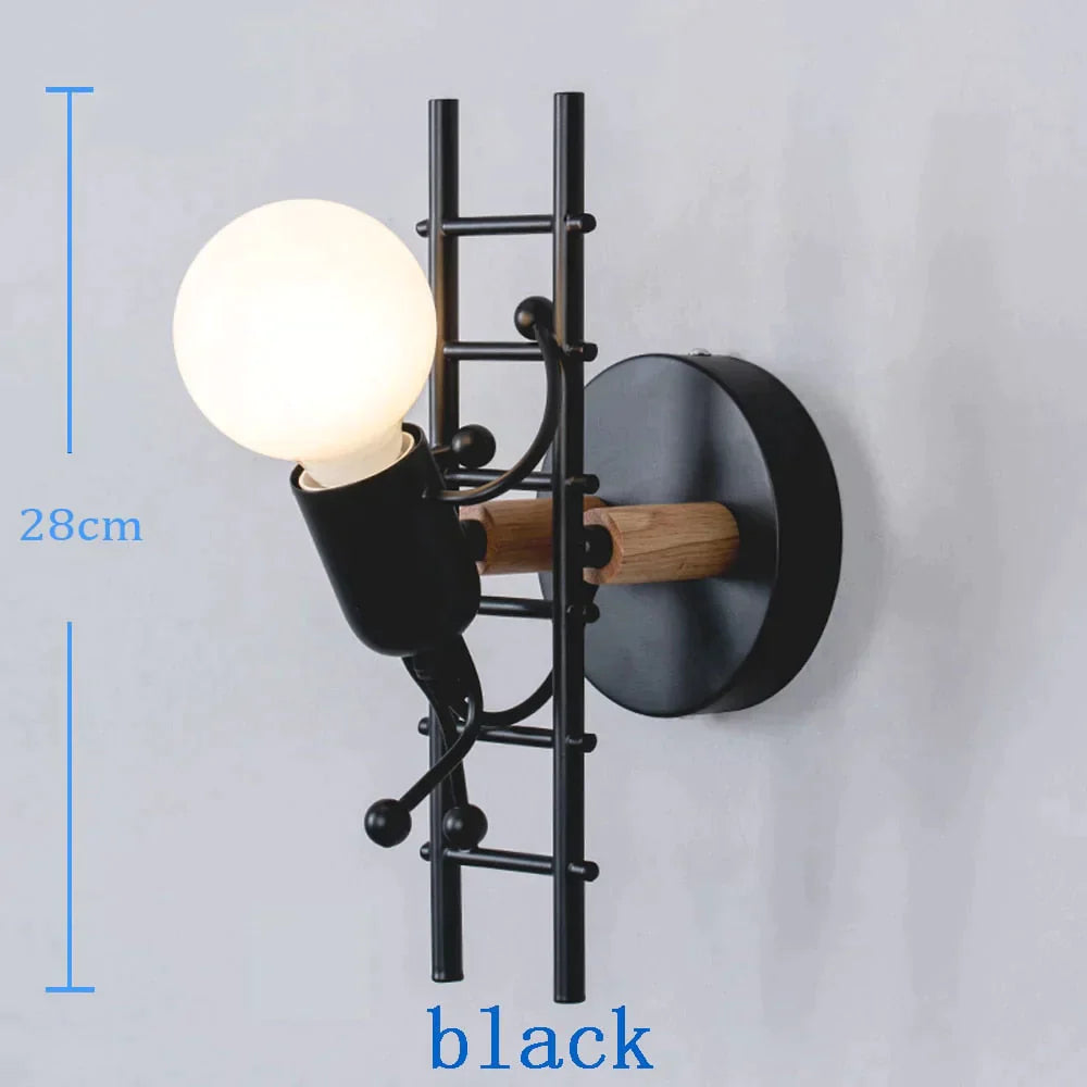 Modern Creative Minimalism Metal Robot Ants Lamps For Kids Baby Living Room P6 / 220V Warm White