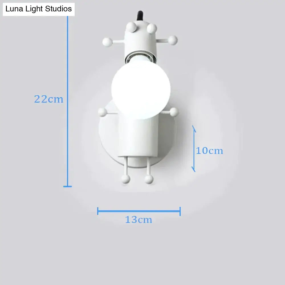 Modern Creative Minimalism Metal Robot Ants Lamps For Kids Baby Living Room P10 / 220V Warm White