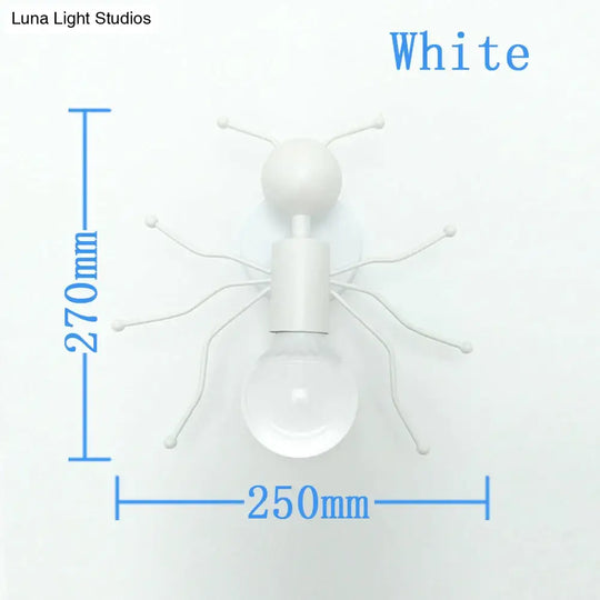 Modern Creative Minimalism Metal Robot Ants Lamps For Kids Baby Living Room P14 / 220V Warm White