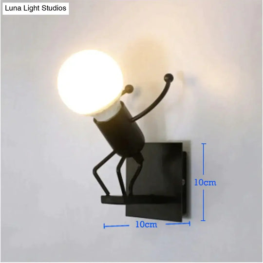 Modern Creative Minimalism Metal Robot Ants Lamps For Kids Baby Living Room P1 / 220V Warm White