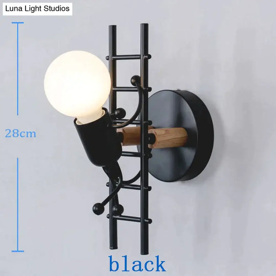 Modern Creative Minimalism Metal Robot Ants Lamps For Kids Baby Living Room P6 / 220V Warm White