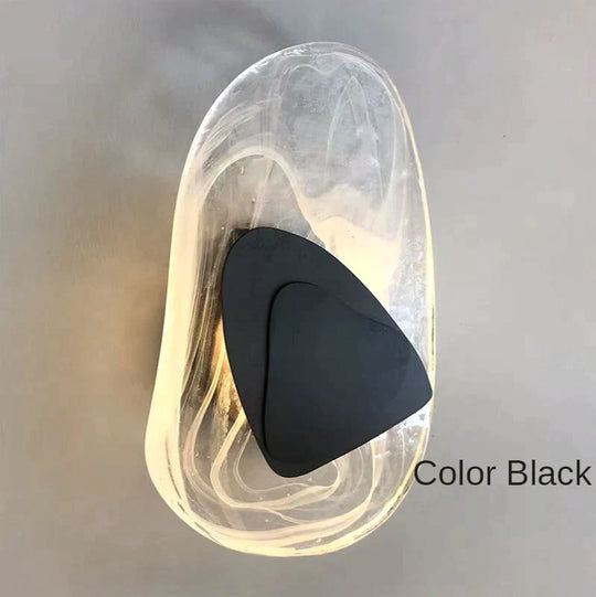 Modern Creative Minimalist Glass Wall Lamp For Study Room Bedroom Bedside Lighting Light