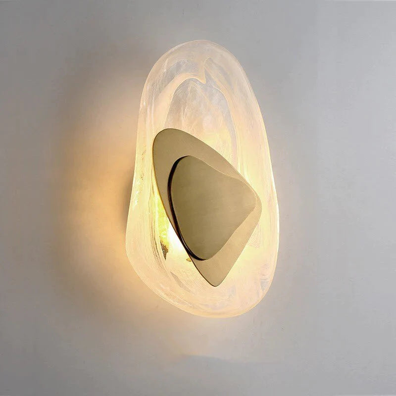 Modern Creative Minimalist Glass Wall Lamp for Study Room Bedroom Bedside Lighting