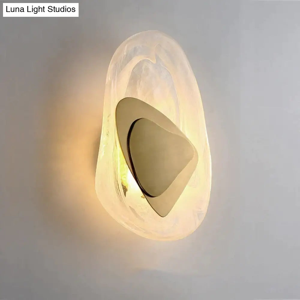 Modern Creative Minimalist Glass Wall Lamp For Study Room Bedroom Bedside Lighting Light