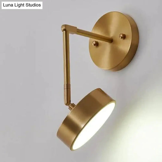 Modern Creative Nordic Bedroom Bedside Full Copper Wall Lamp Lamps