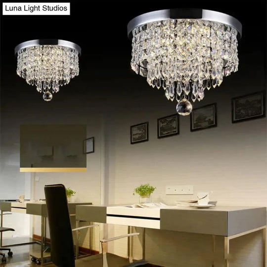 Modern Crystal Led Ceiling Light Fixture For Indoor Lamp Lamparas De Techo Surface Mounting Bedroom