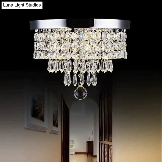 Modern Crystal Led Ceiling Light Fixture For Indoor Lamp Lamparas De Techo Surface Mounting Bedroom