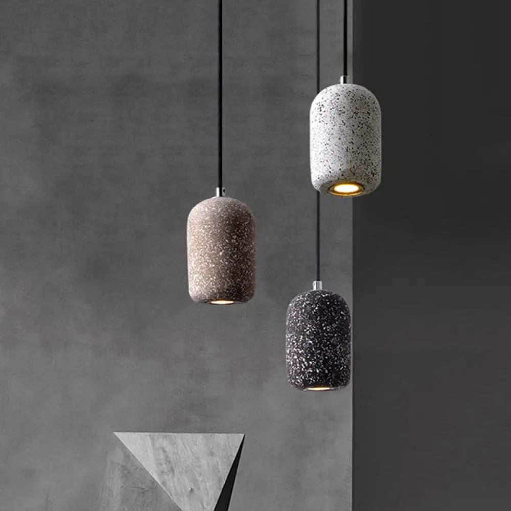 Modern Design Black/Grey/White Led Ceiling Hang Lamp In Warm/White Light Black / White Pendant