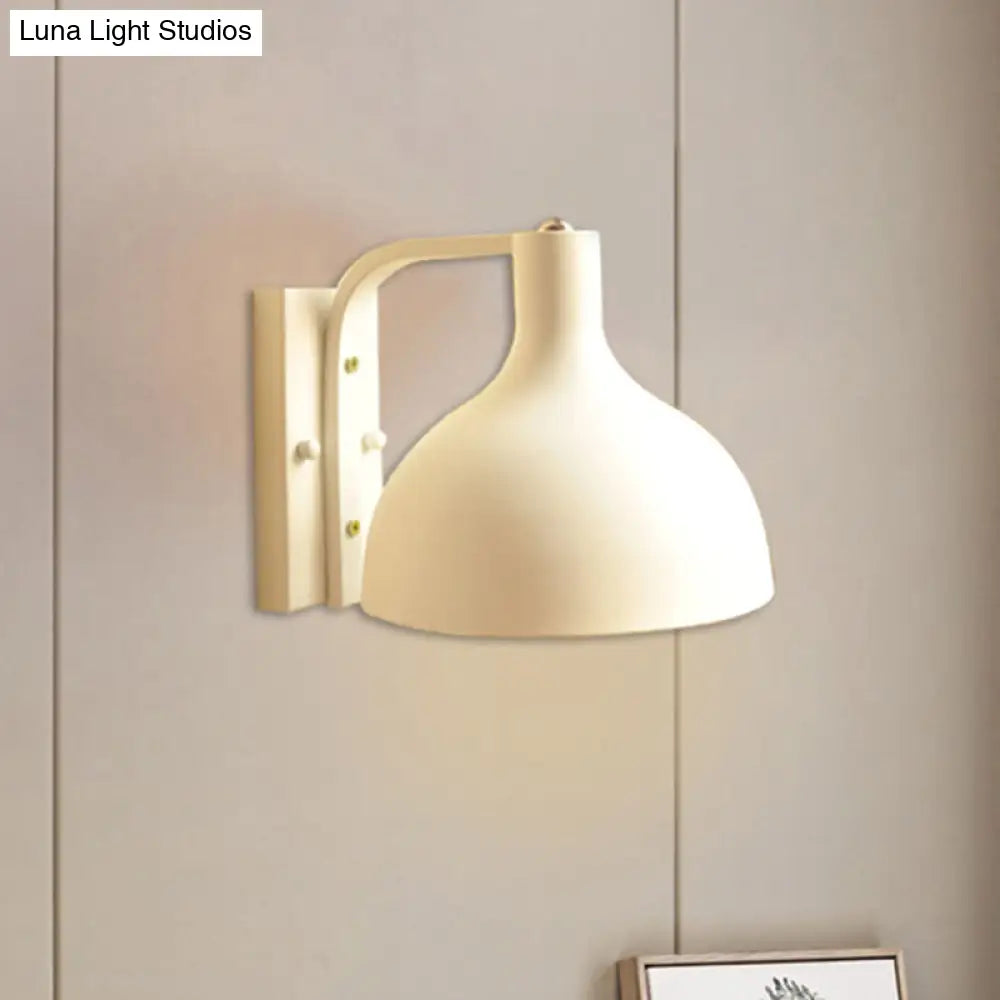 Modern Domed Wall Sconce Light For Entryways And Hallways