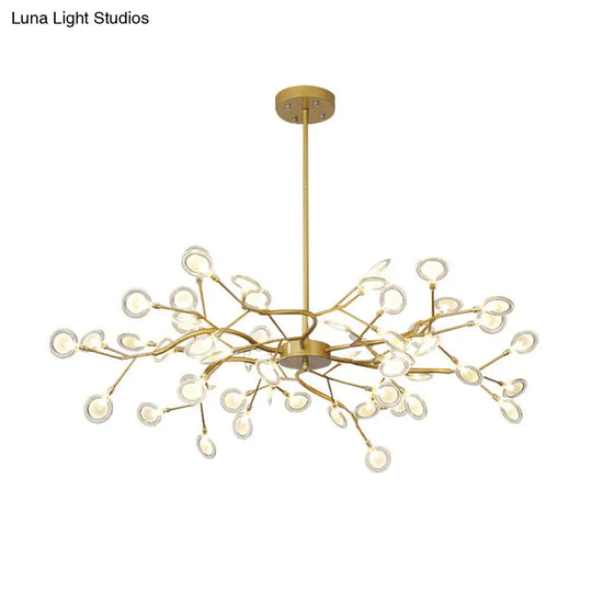 Modern Firefly Chandelier Pendant Light - Acrylic Led Lighting For Living Room