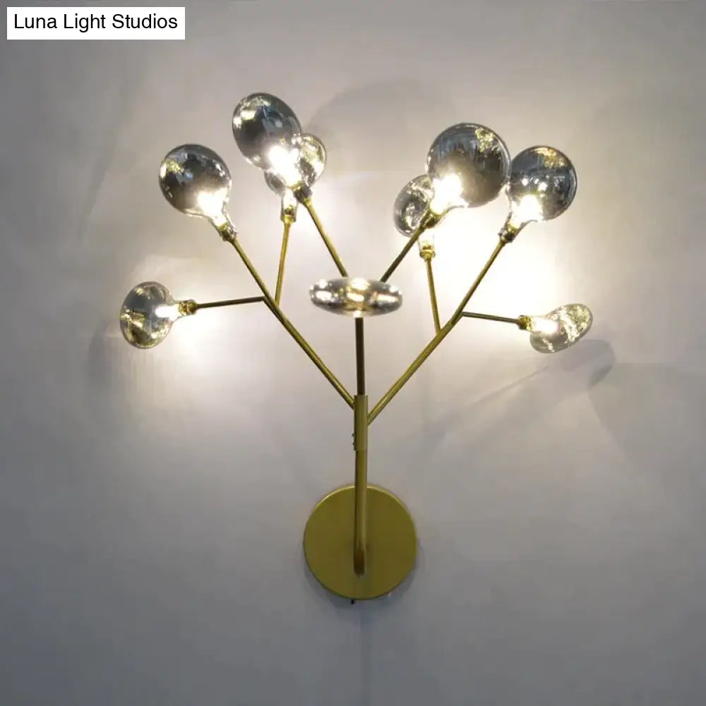 Modern Firefly Tree Branch Led Wall Light For Bedroom Study Room