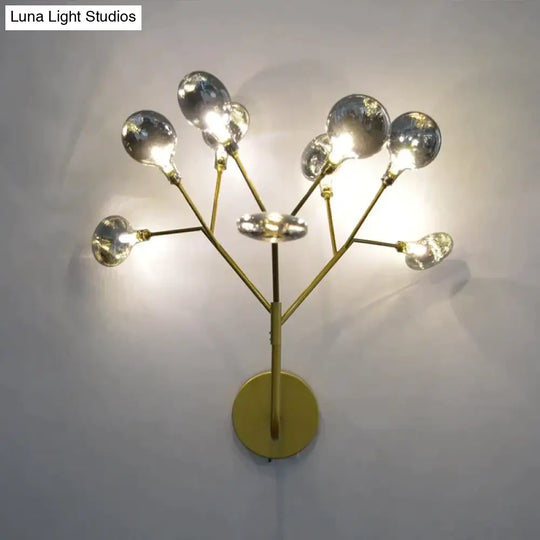 Modern Firefly Tree Branch Led Wall Light For Bedroom Study Room