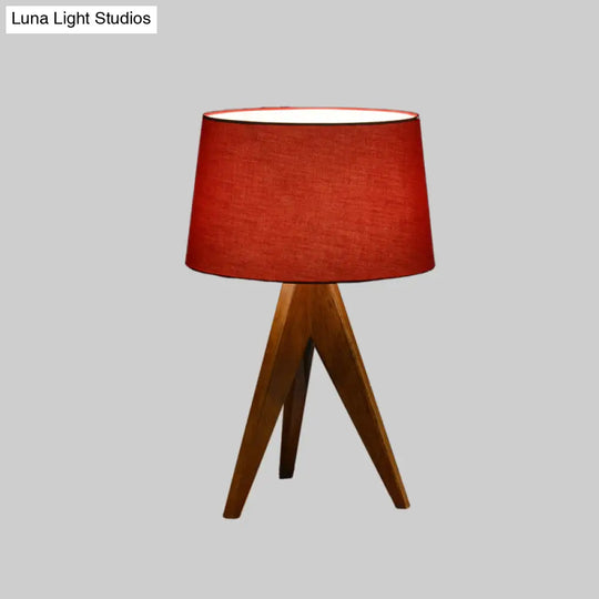 Modern Flare Reading Light In White/Red/Blue - Nightstand Lamp For Living Room