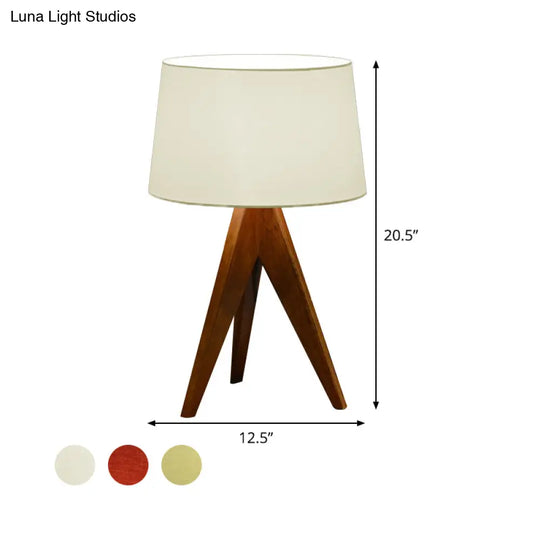 Modern Flare Reading Light In White/Red/Blue - Nightstand Lamp For Living Room