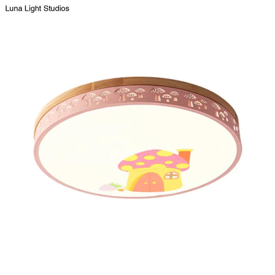 Modern Flush Mount Kindergarten Ceiling Light Fixture