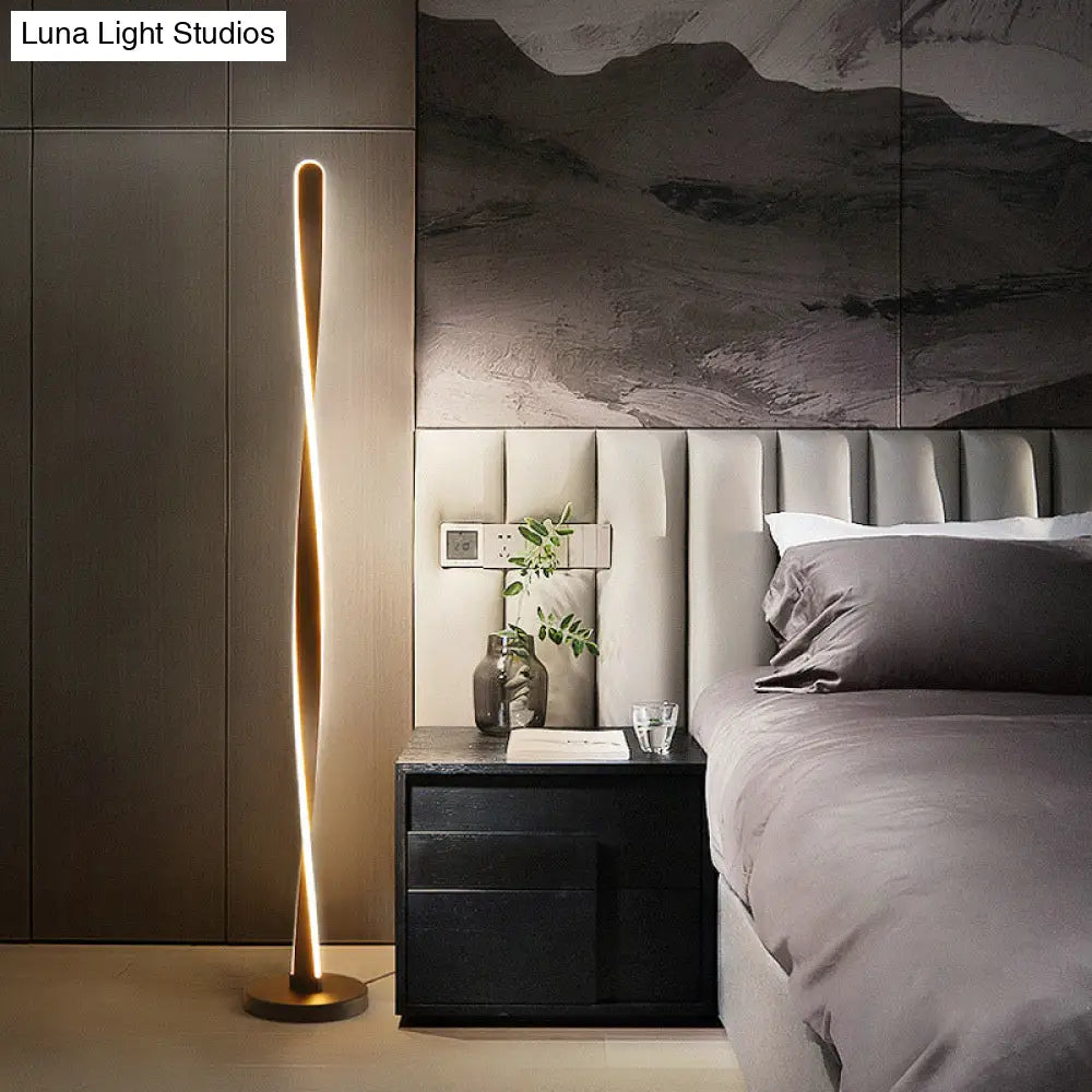 Modern Free Standing Lamps For Living Room Aluminum Floor Lamp Study Beside Stand Home Deco Led