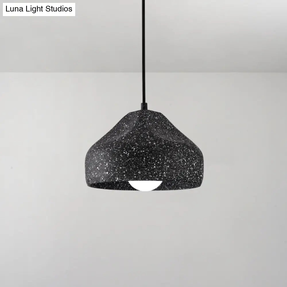 Modern Single Pendant Light With Geometric Shade Ideal For Dining Rooms Black / Trapezoid