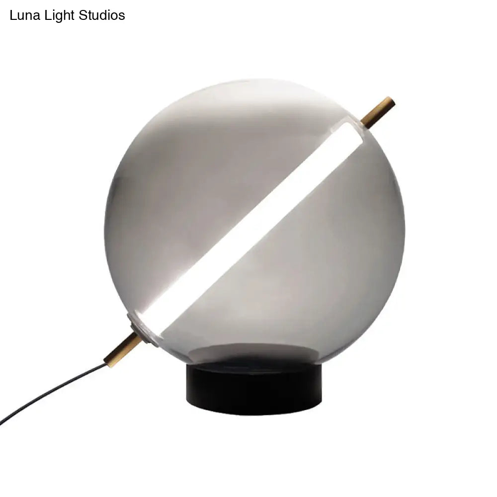 Modern Glass Globe Led Pendant Light For Stylish Kitchens