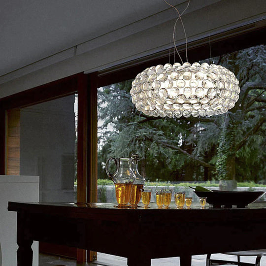 Modern Glass Plated Pendant Lamp Led E27 Light Fixture For Kitchen Lights Living Room Hotel Hall
