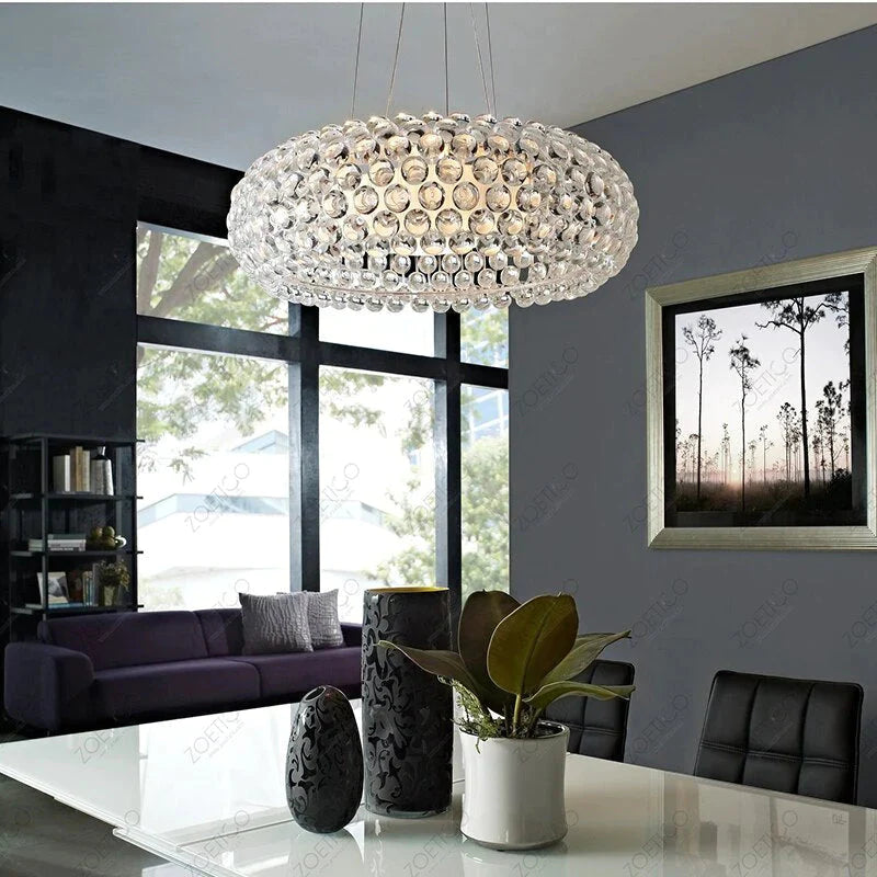 Modern Glass Plated Pendant Lamp LED E27 Pendant Light Fixture For Kitchen Lights Living Room Hotel Hall Restaurant Parlor