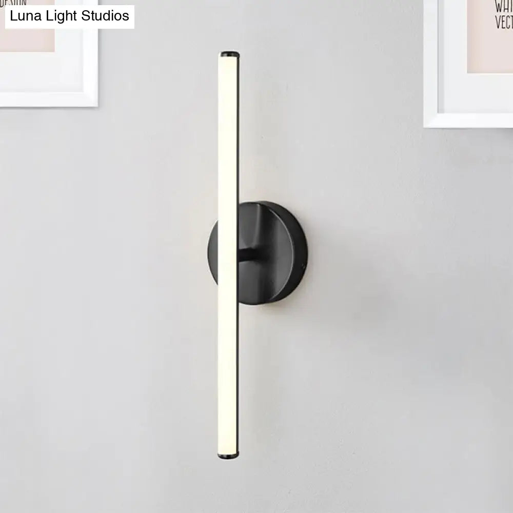 Modern Gold And Black Led Wall Sconce For Bathrooms