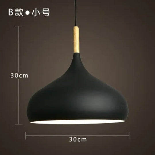 Modern Hanging Ceiling Lamps Wood Aluminium E27 Pendant Lights Dining Room Table Bedside Kitchen