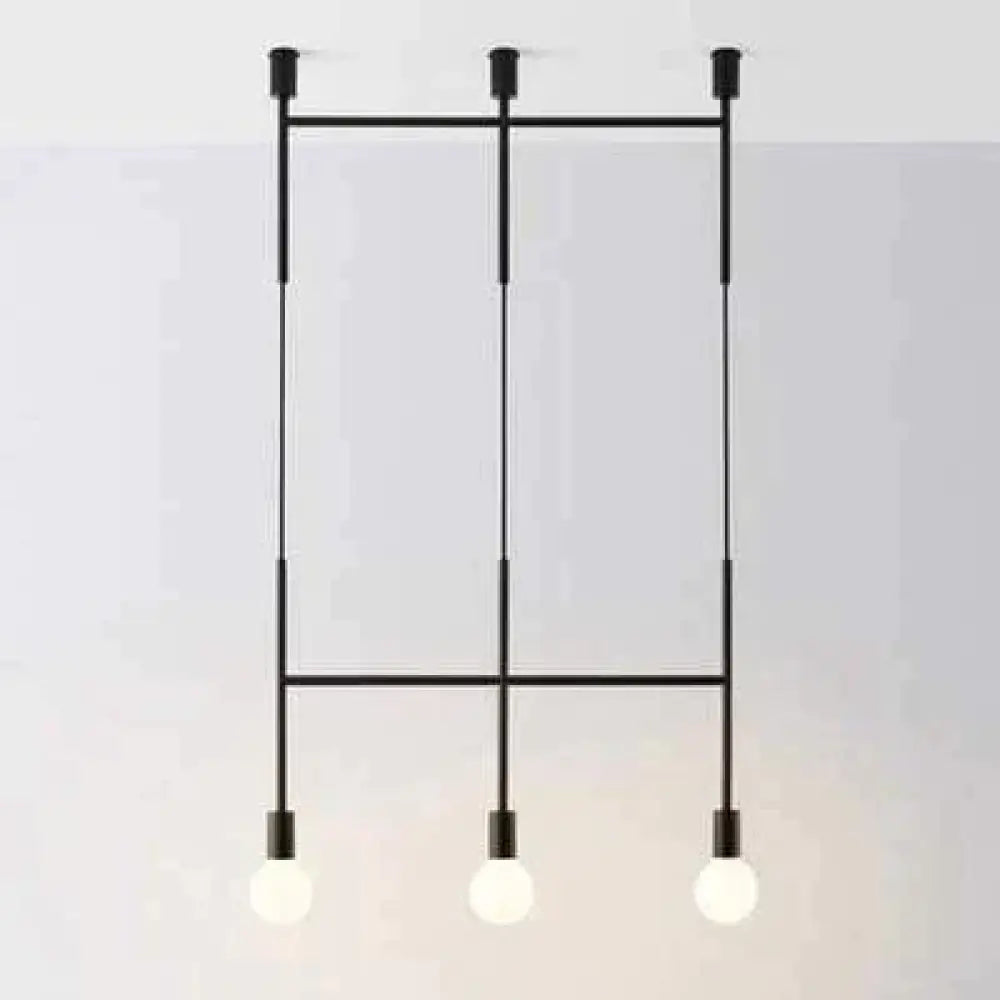 Modern Iron Pendant Light Northern Europe Creative Branches Hanging Lamp Loft Luminarias Industrial