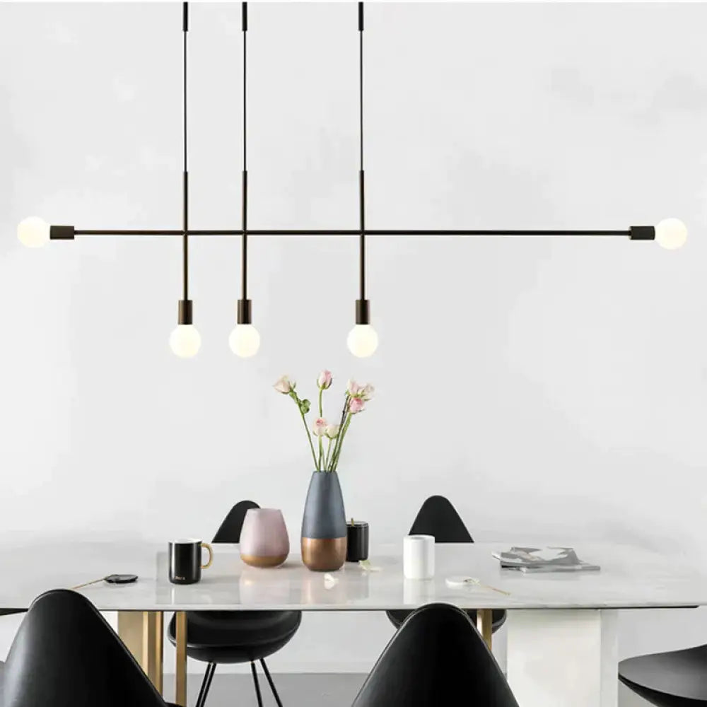 Modern Iron Pendant Light Northern Europe Creative Branches Hanging Lamp Loft Luminarias Industrial