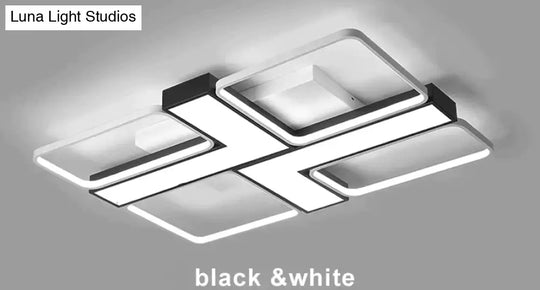 Modern Led Acrylic Lamp Ceiling For Living Room 10-20Square Meters Dimmable Lighting Fixtures