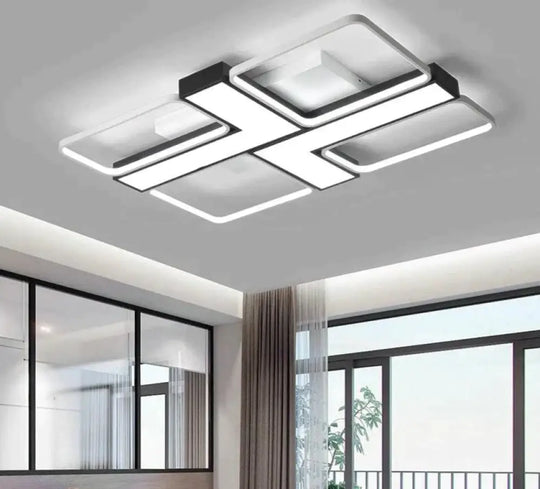 Modern Led Acrylic Lamp Ceiling For Living Room 10-20Square Meters Dimmable Lighting Fixtures