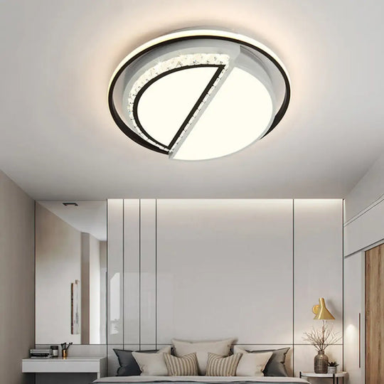 Modern Led Acrylic Star Flushmount Ceiling Light - White Flush Mount For Bedrooms / D