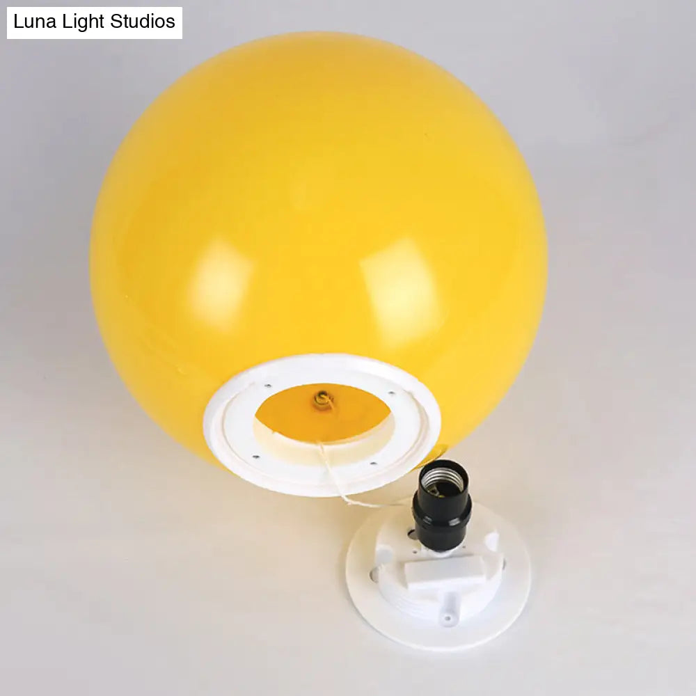 Modern Led Balloon Flush Mount Ceiling Light For Kindergartens