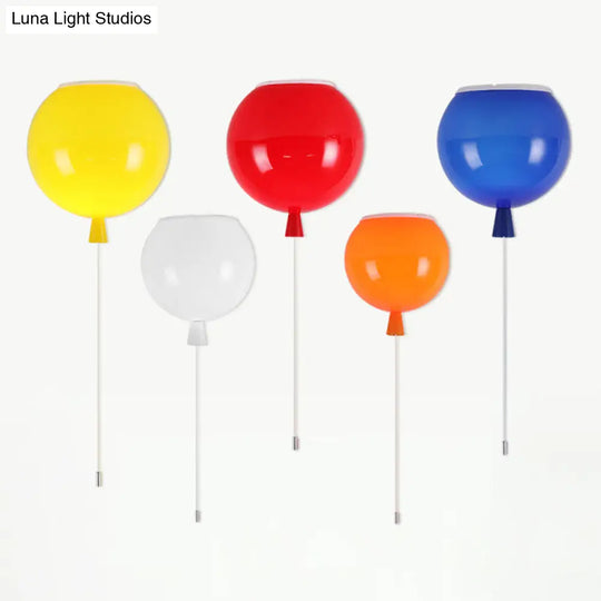 Modern Led Balloon Flush Mount Ceiling Light For Kindergartens