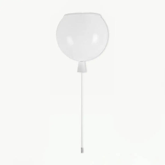 Modern Led Balloon Flush Mount Ceiling Light For Kindergartens Cream / 8’